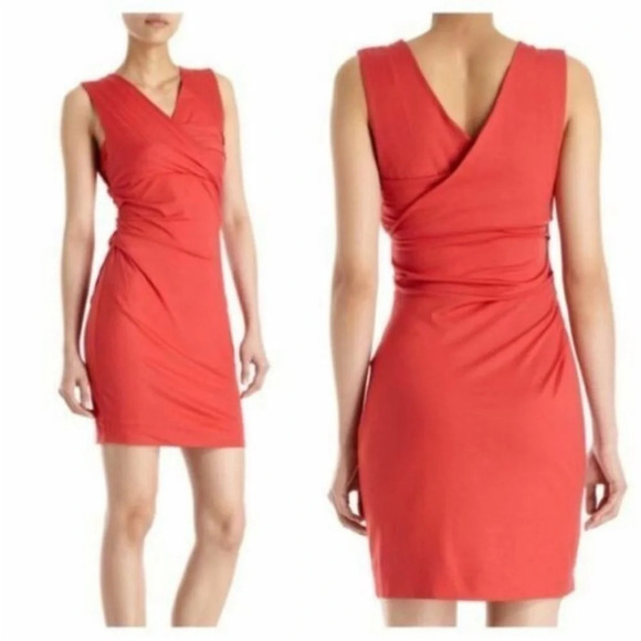 DVF Diane Von Furstenberg Parker Draped Dress‎ size S - Picture 2 of 5